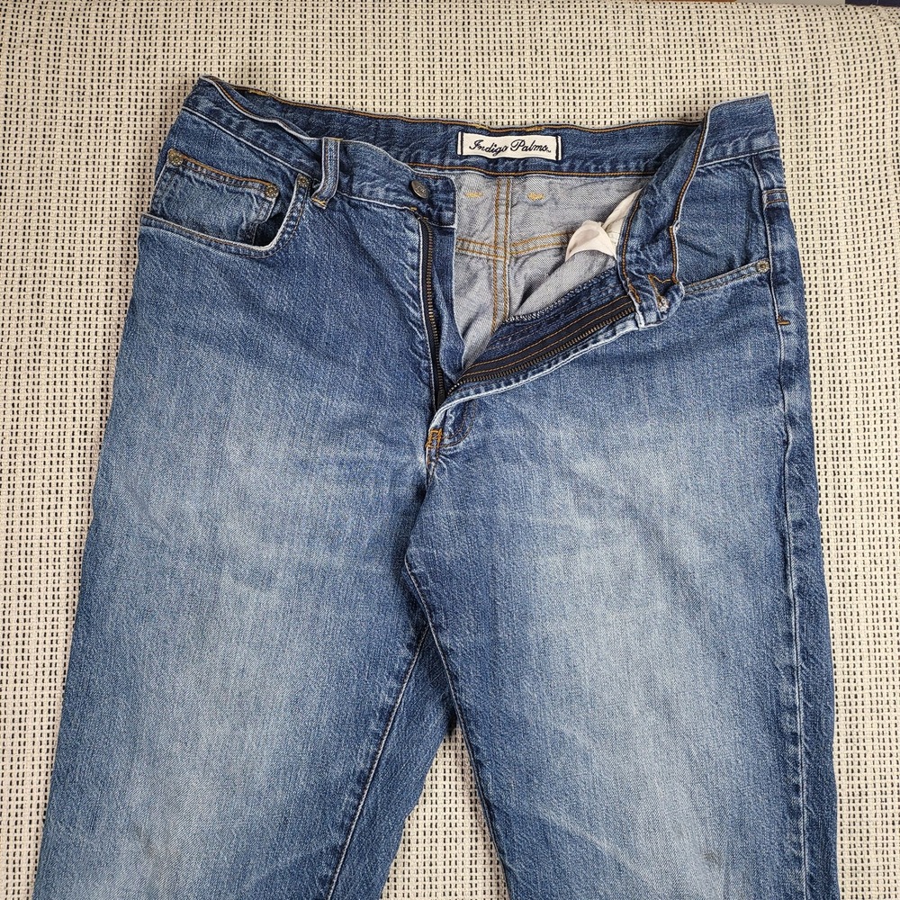 Indigo Palms Jeans Mens 35x32 Blue Classic‎ Fit Denim Tommy Bahama Straight Leg